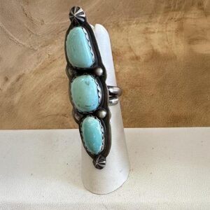 3-Stone Turquoise Ring