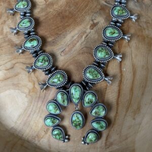 Ernest Begay 24" Squash Blossom Necklace