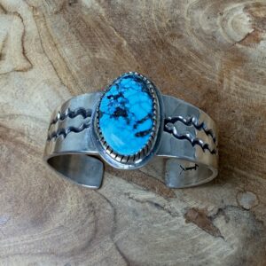 Tommy Jackson 7" Morenci Turquoise Cuff
