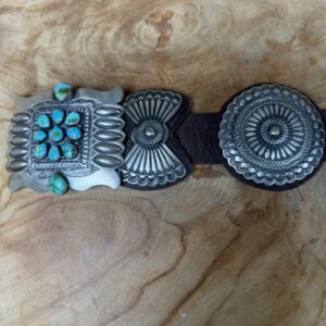 Leon Martinez Sonoran Gold on Buckle/Concho Belt